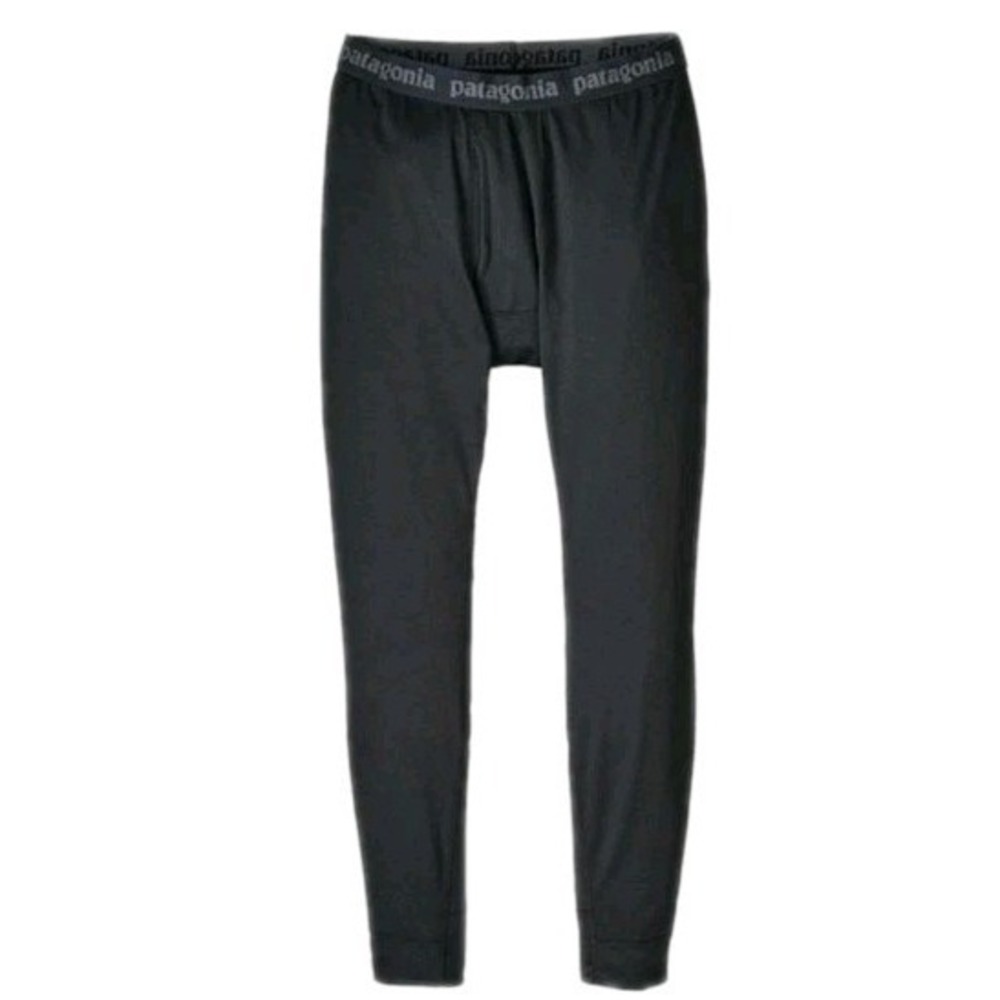 Patagonia Capilene Midweight Base Layer Pants Men's XL Black Thermal Leggings